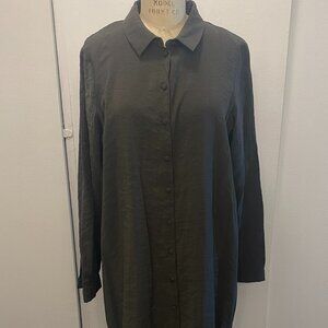 Vintage Button - Up Shirt Dress